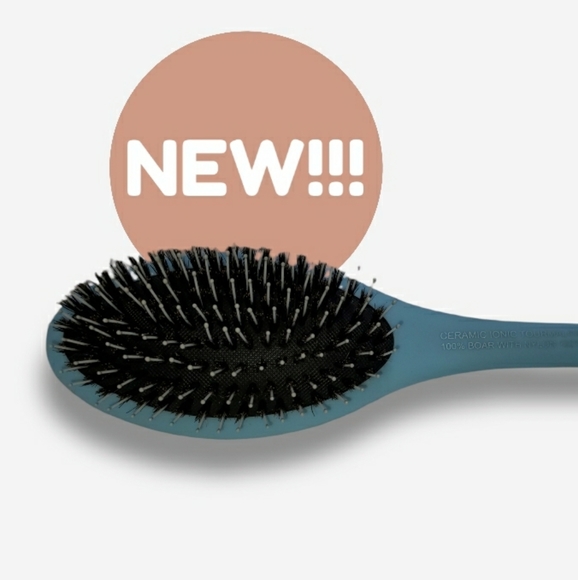 📈 iBeauty™ 📸 Porcupine - 100% Boar Ceramic Ionic Tourmaline Styling Oval - Picture 2 of 4